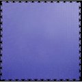 Lock-Tile Lock-TileÂ PVC Floor Tiles, , 19.5x19.5", Textured, Blue SM008